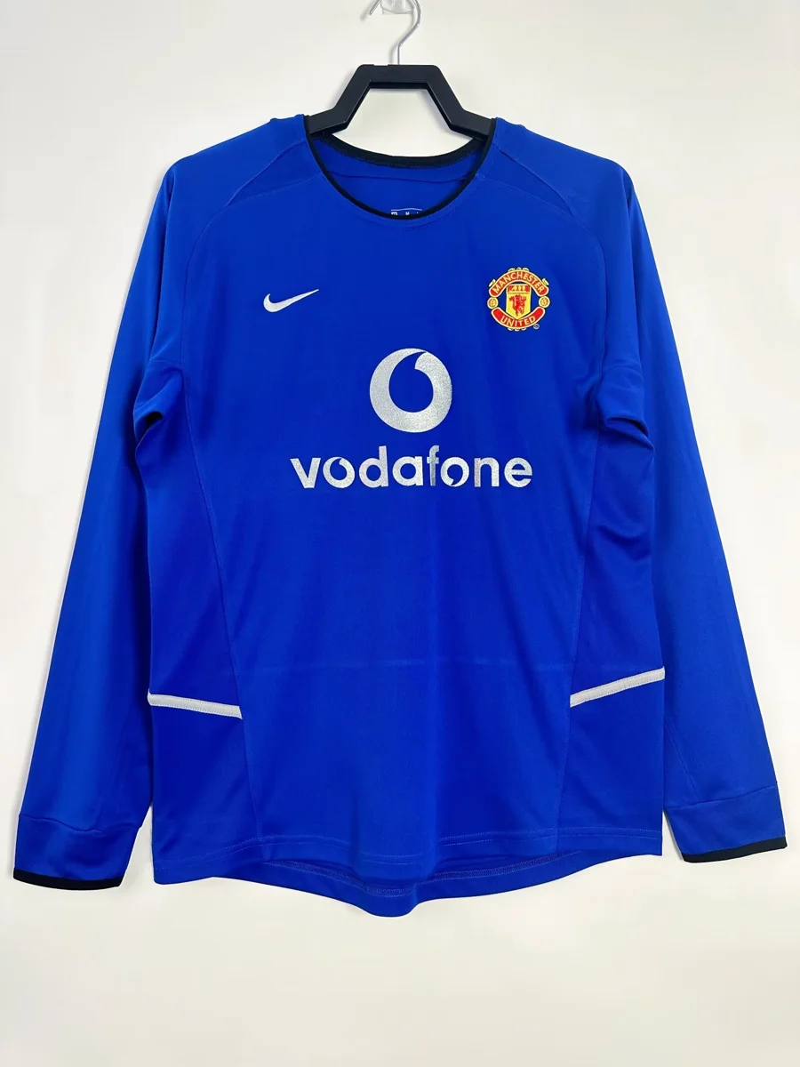 Camisa reserva - Manchester United 2002/03 (manga longa)