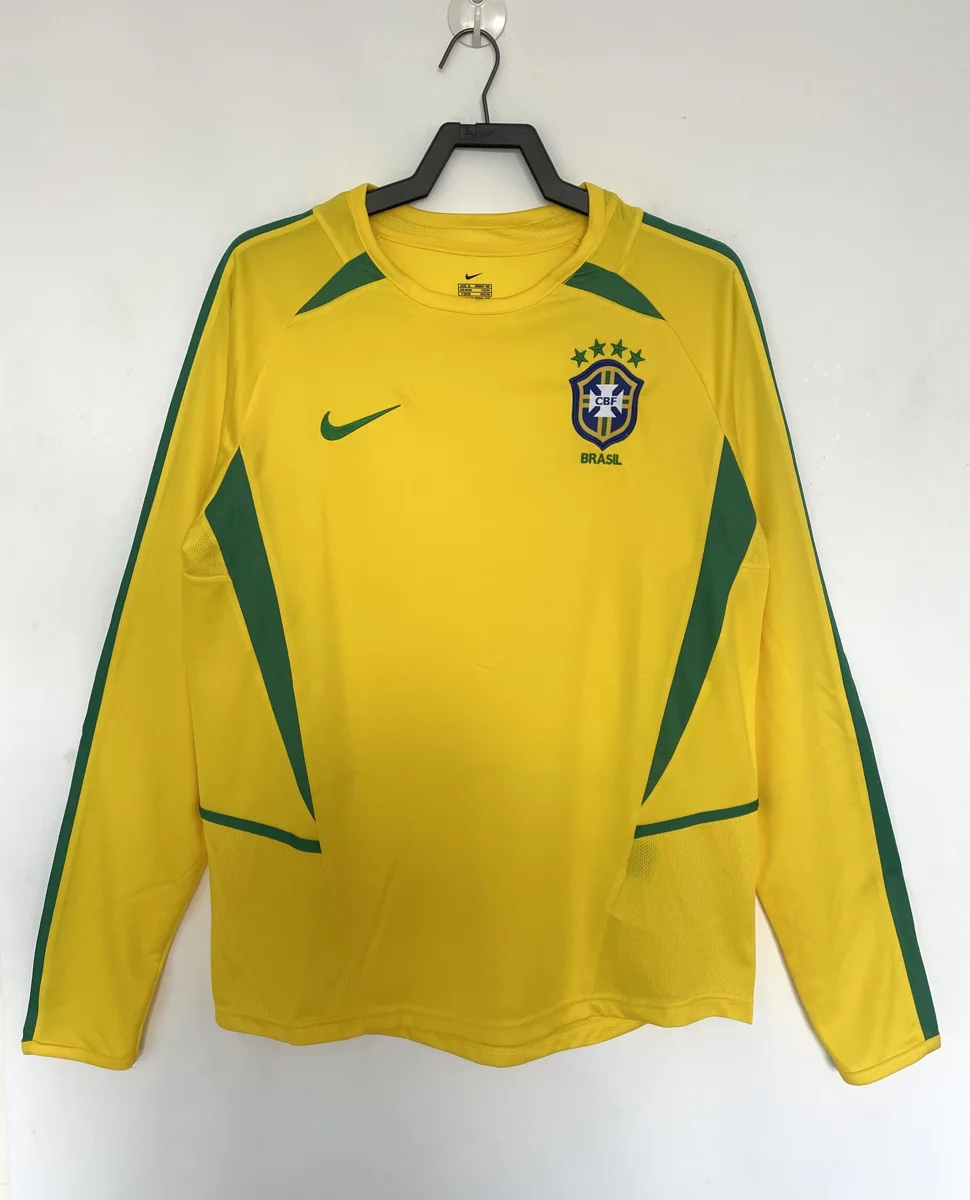 Camisa titular - Brasil 2002 (manga longa)