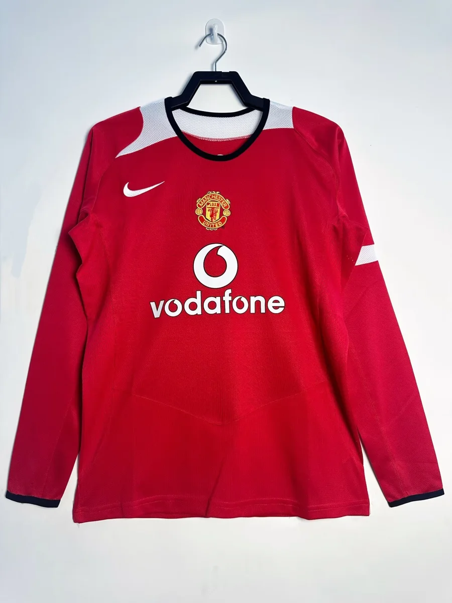 Camisa titular - Manchester United 2005/06 (manga longa)