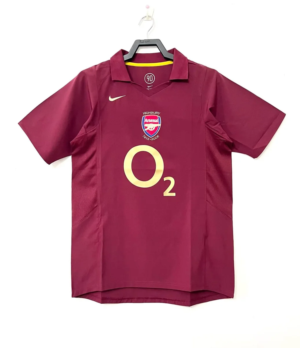 Camisa titular - Arsenal 2005/06 - S a XXL