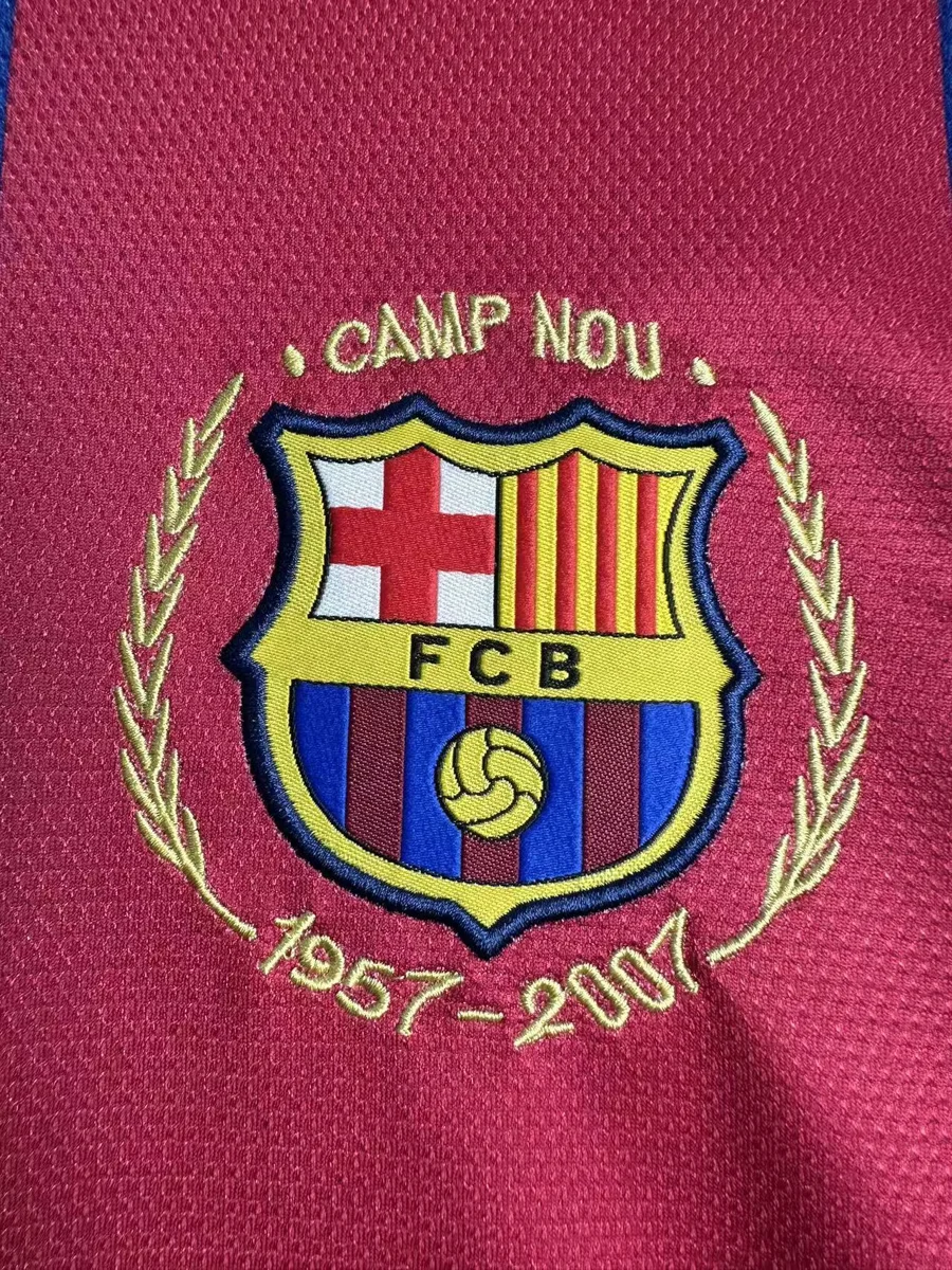 Camisa titular - Barcelona 2007/08 (manga longa) - foto 3
