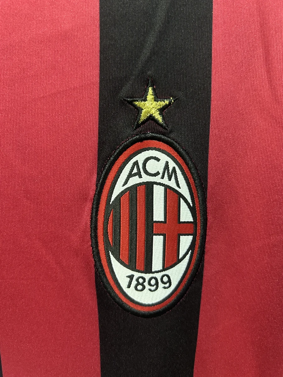Camisa titular - AC Milan 2009/10 (manga longa)