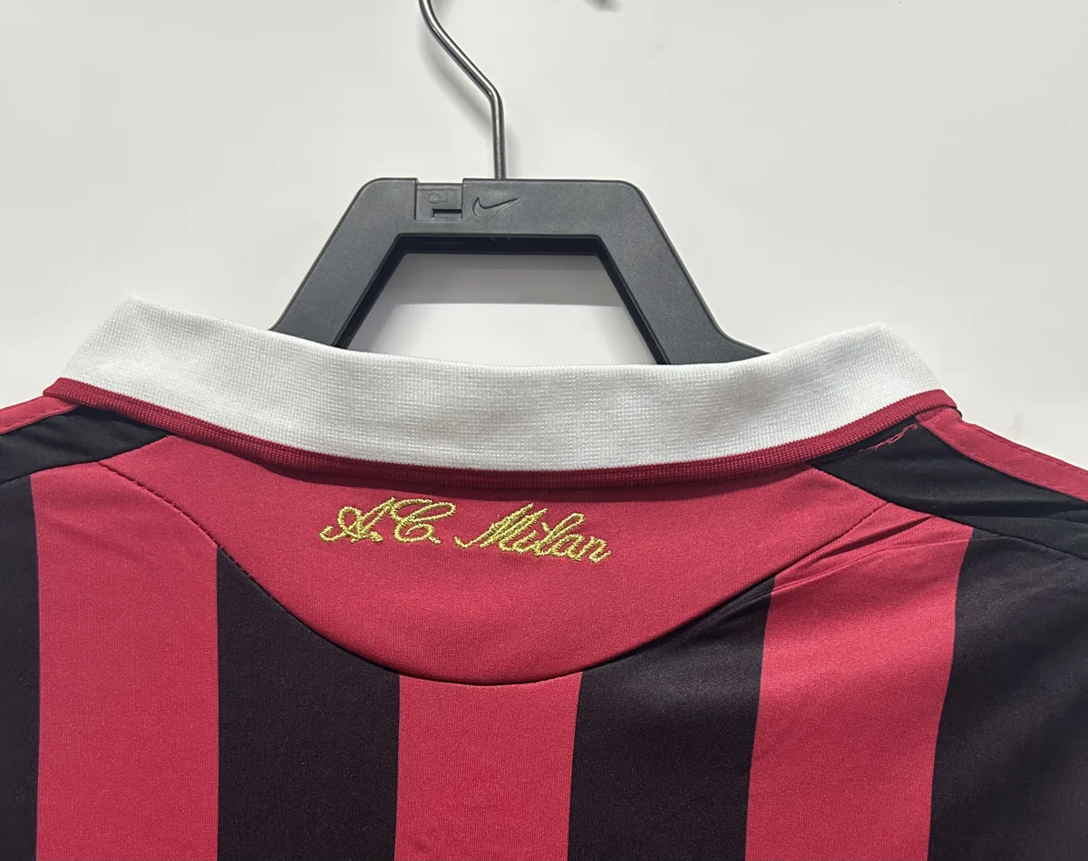 Camisa titular - AC Milan 2009/10 (manga longa)