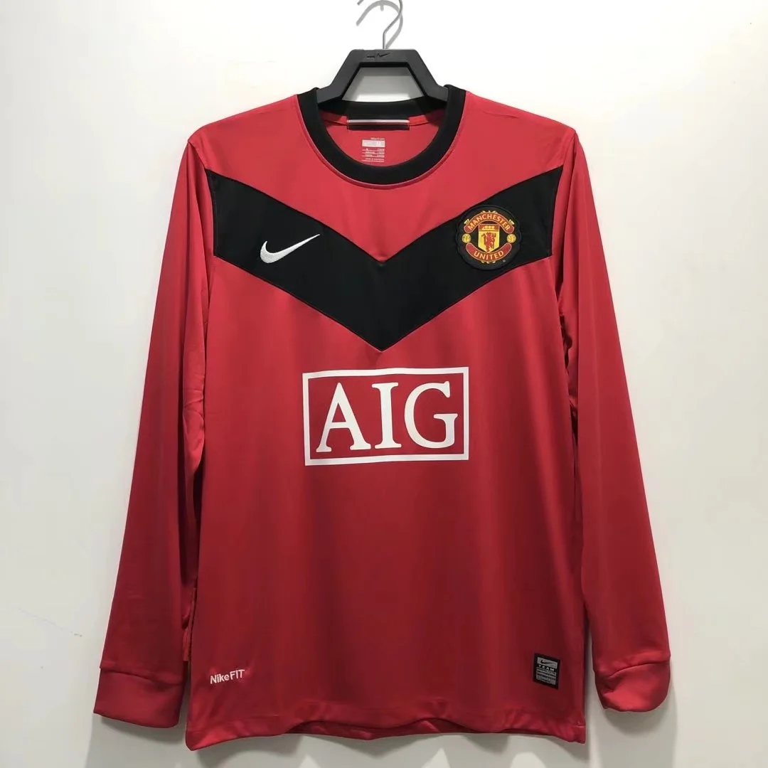 Camisa titular - Manchester United 2010 (manga longa) - S a XXL