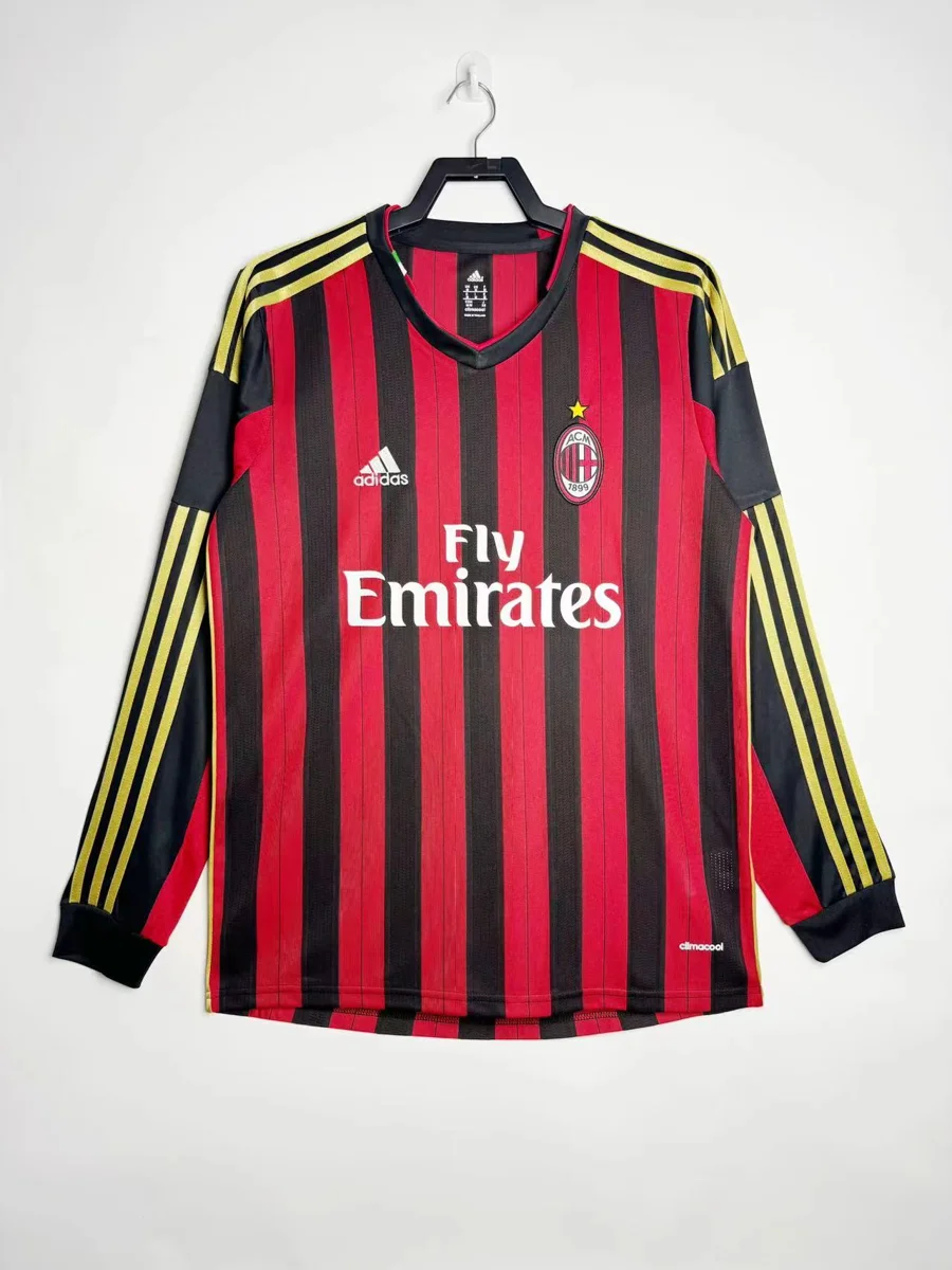 Camisa titular - AC Milan 2013/14 (manga longa)
