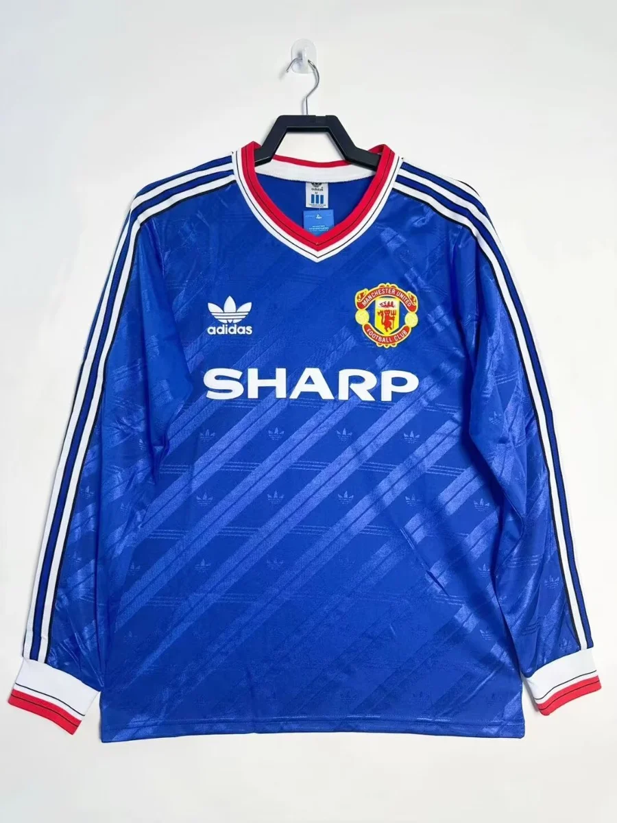 Camisa reserva - Manchester United (manga longa) - 86 a 88