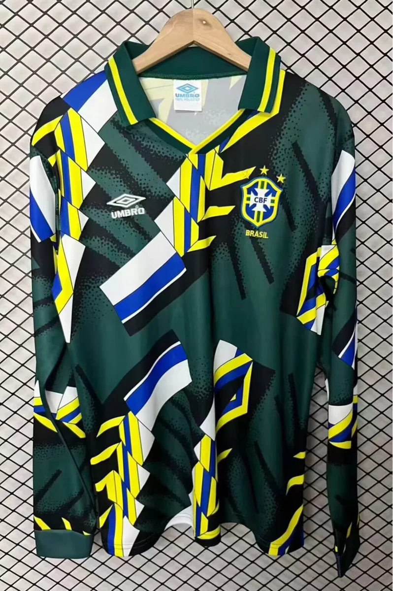 Camisa de goleiro - Brasil (manga longa, copa do mundo) - S a 2XL - foto 3