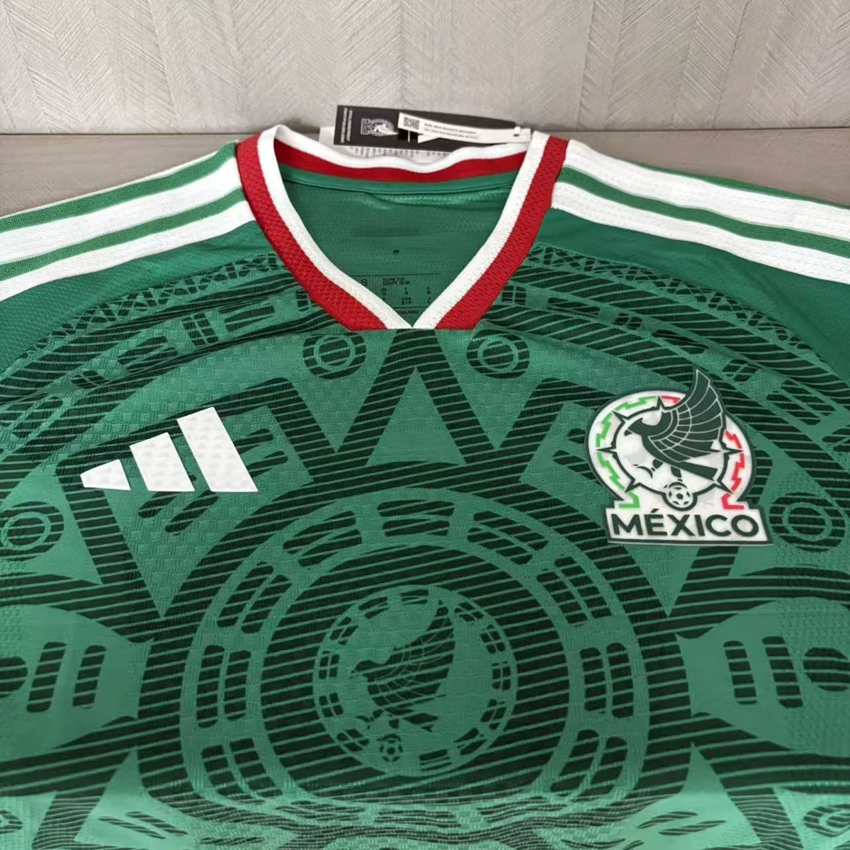 Camisa titular - México 2026 (manga longa) - versão jogador