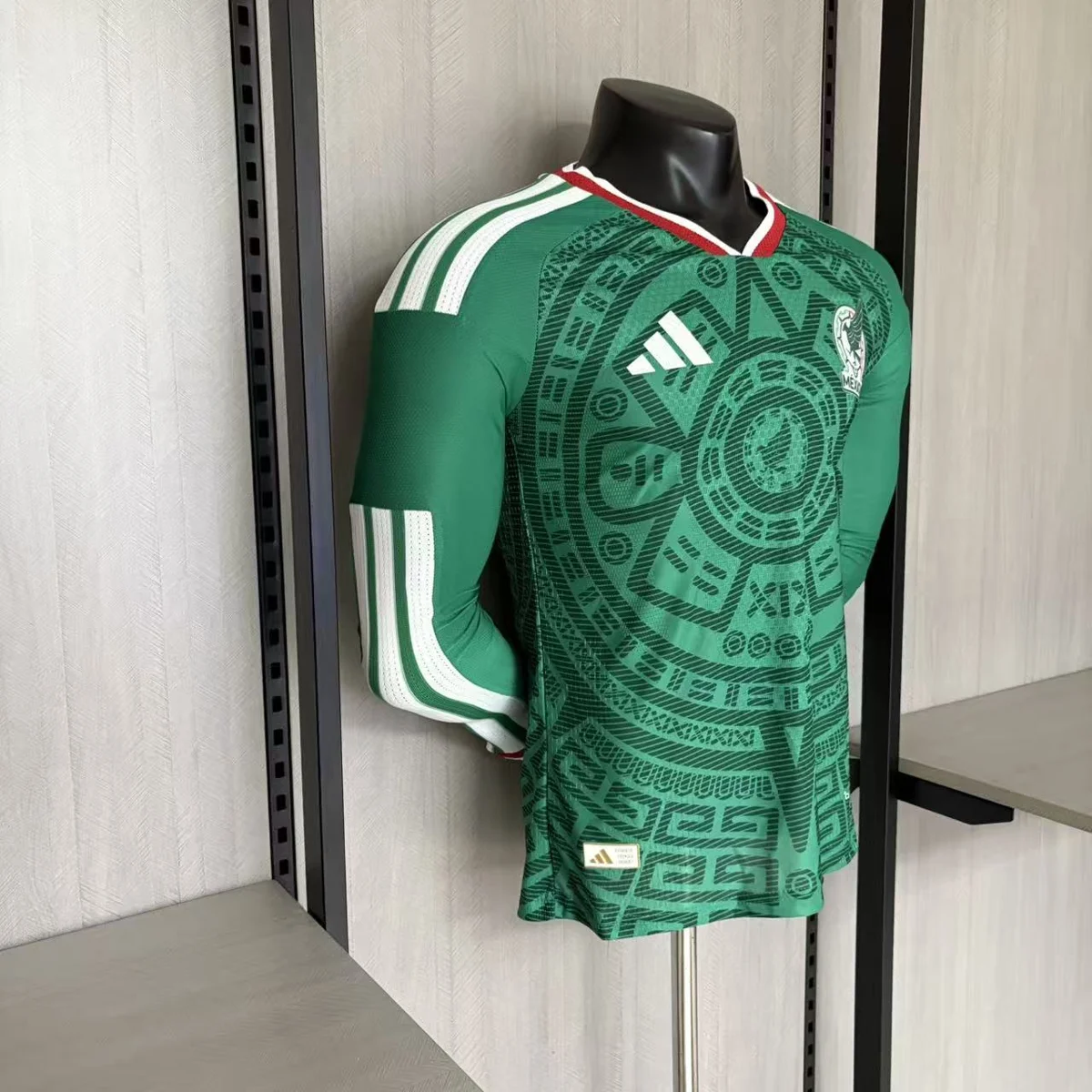 Camisa titular - México 2026 (manga longa) - versão jogador