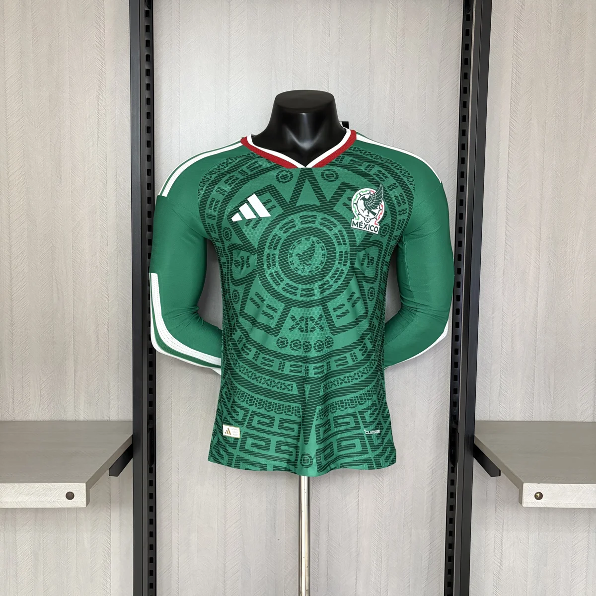Camisa titular - México 2026 (manga longa) - versão jogador