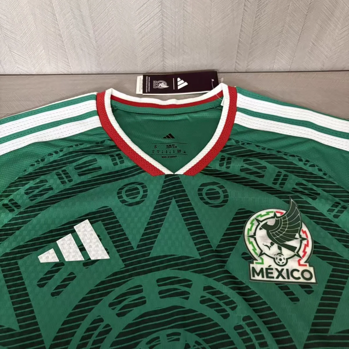Camisa titular - México 2026 - versão jogador - S a 2XL