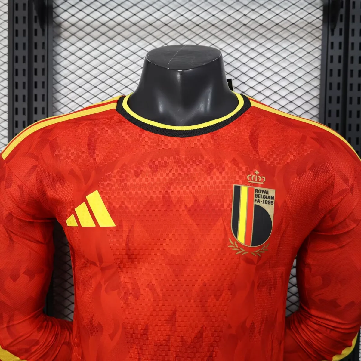 Camisa titular - Bélgica 2026 (manga longa) - versão jogador