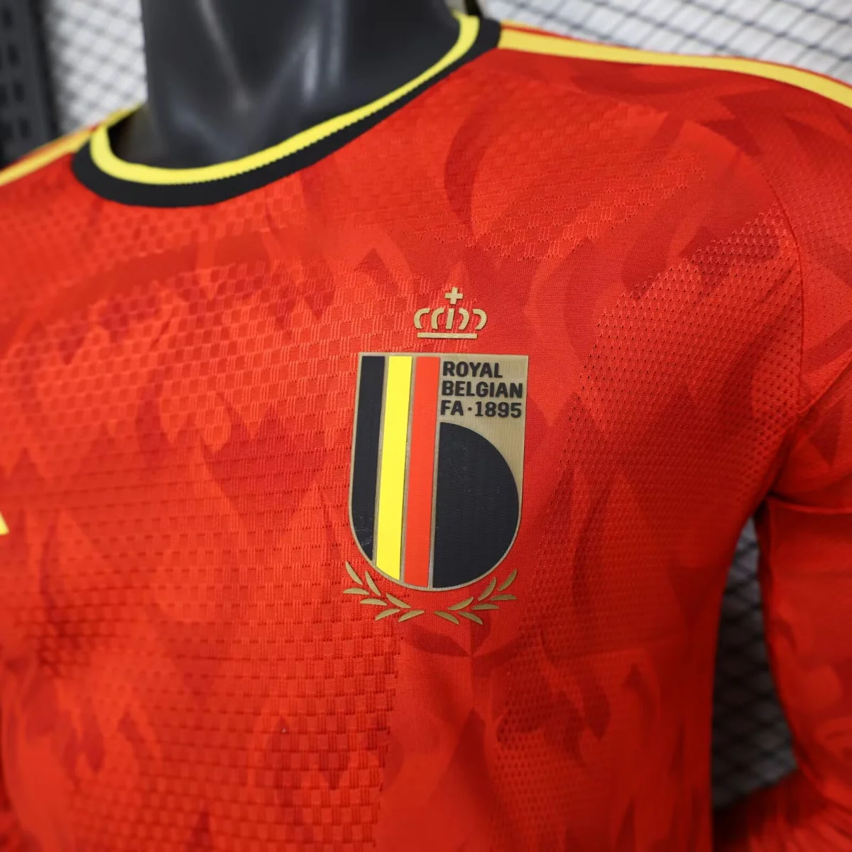 Camisa titular - Bélgica 2026 (manga longa) - versão jogador