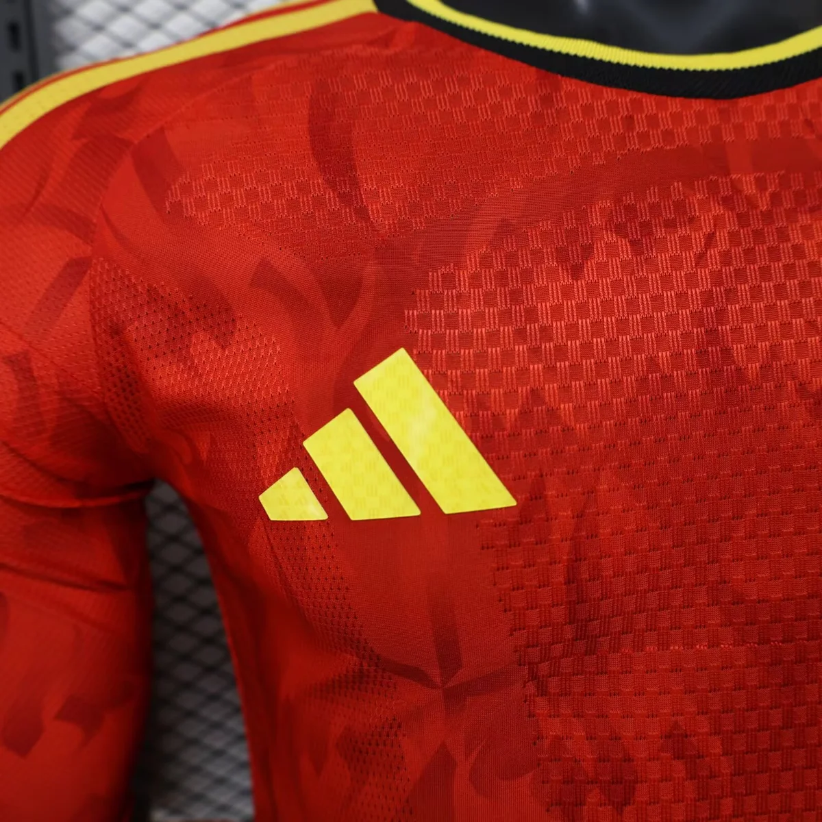 Camisa titular - Bélgica 2026 (manga longa) - versão jogador