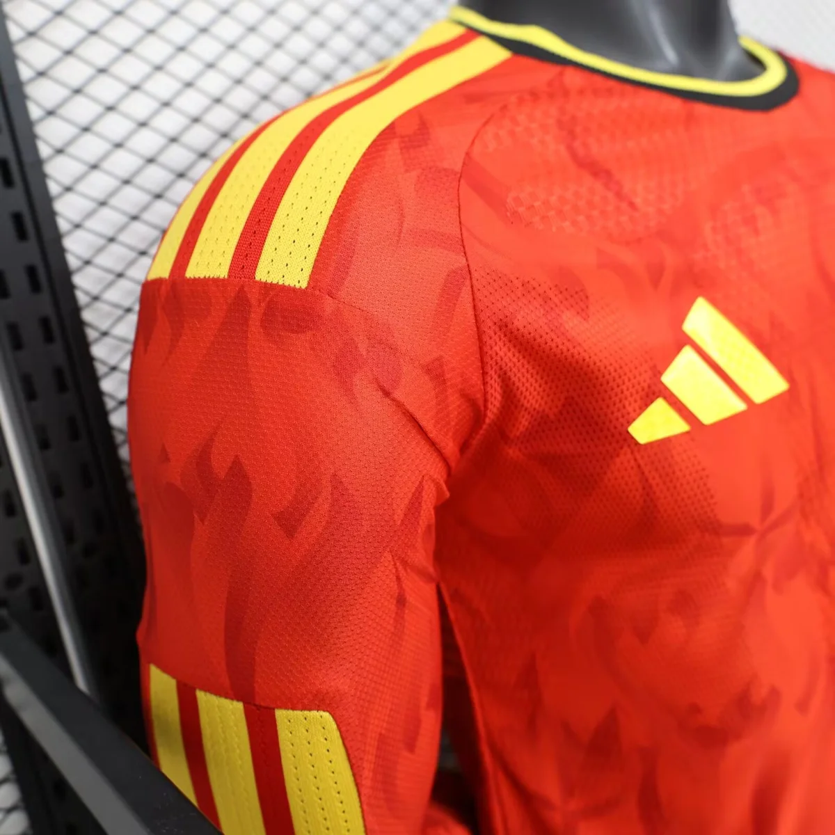 Camisa titular - Bélgica 2026 (manga longa) - versão jogador