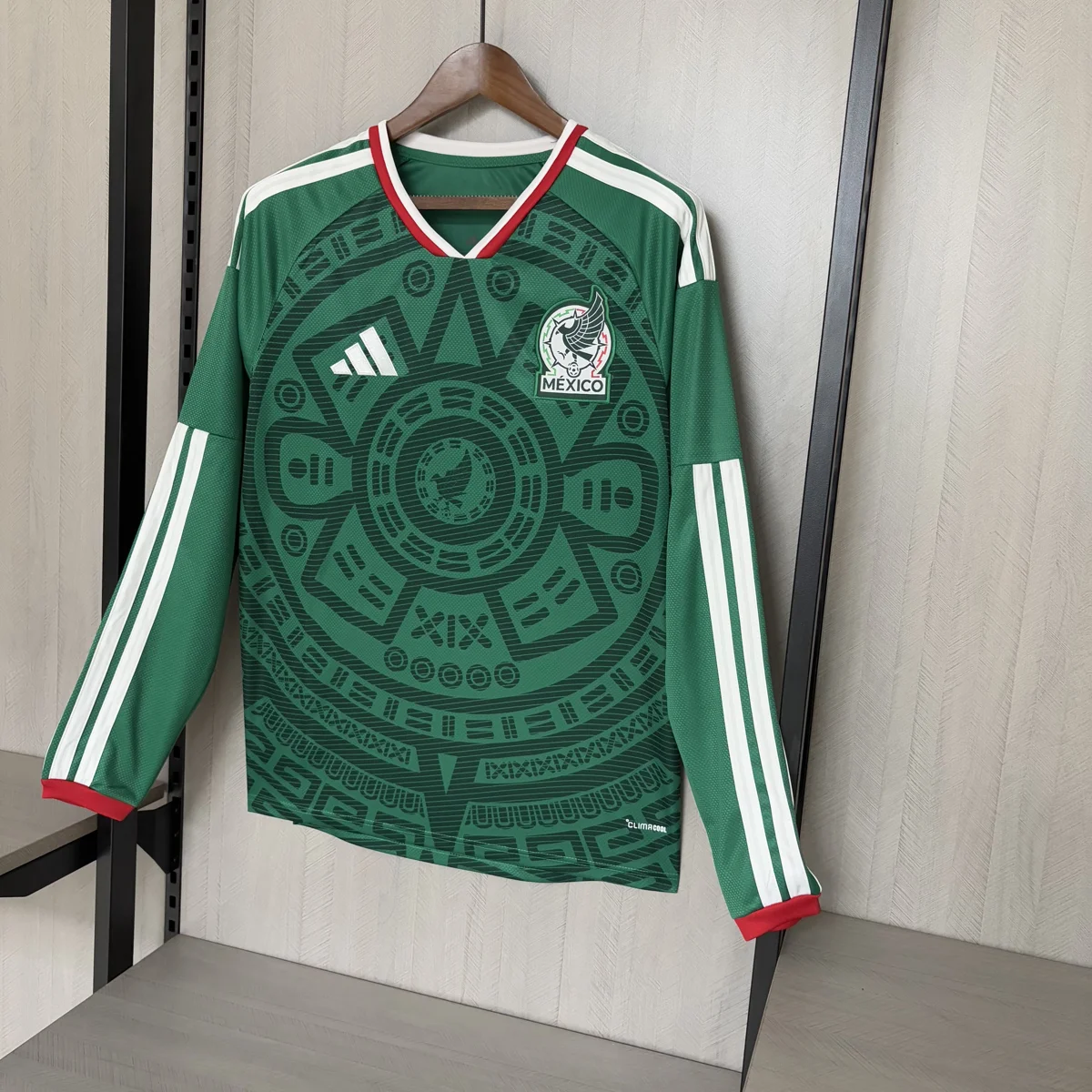 Camisa titular - México 2026 (manga longa, copa do mundo)