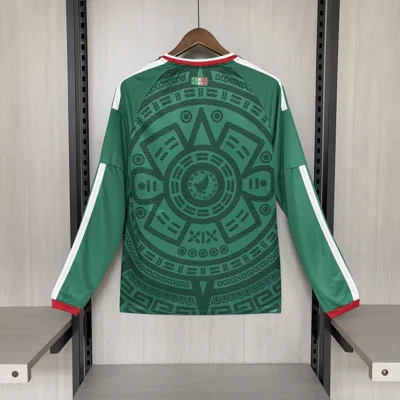 Camisa titular - México 2026 (manga longa, copa do mundo)