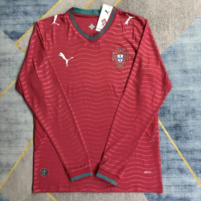 Camisa titular - Portugal 2026 (manga longa, copa do mundo)