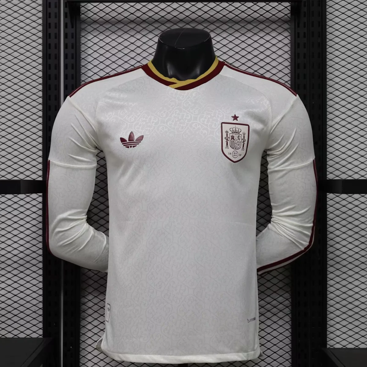 Camisa reserva - Espanha 2026 (manga longa, copa do mundo)