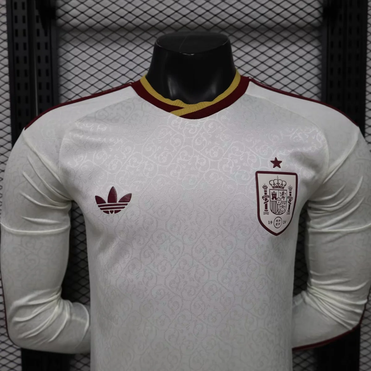 Camisa reserva - Espanha 2026 (manga longa, copa do mundo)