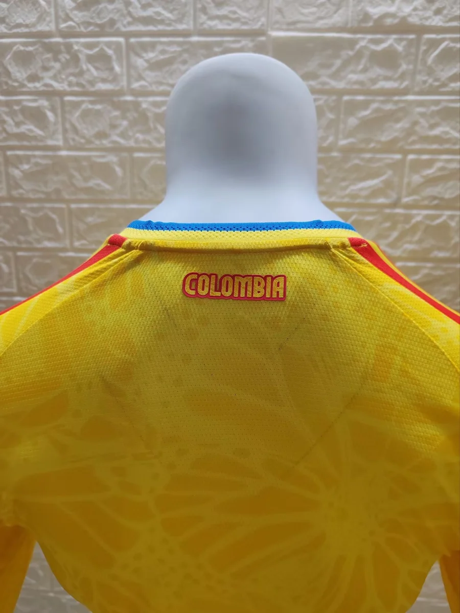 Camisa titular - Colômbia (manga longa) - S a 3XL