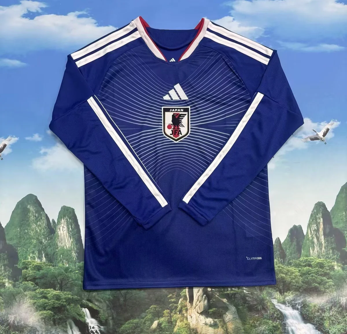 Camisa titular - Japão 2026/27 (manga longa) - S a 4XL