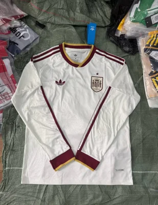 Camisa reserva - Espanha 2026/27 (manga longa) - S a 4XL
