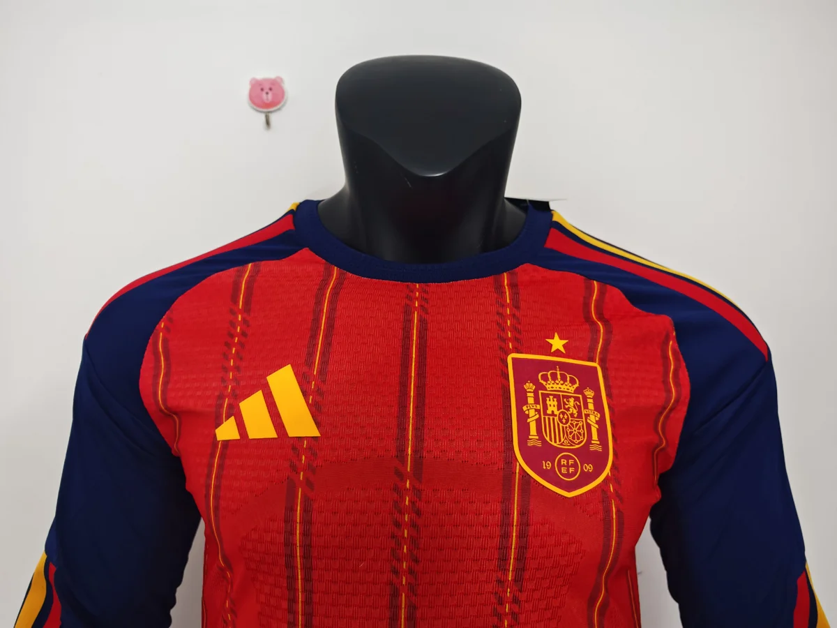 Camisa titular - Espanha 2026/27 (manga longa) - S a 3XL