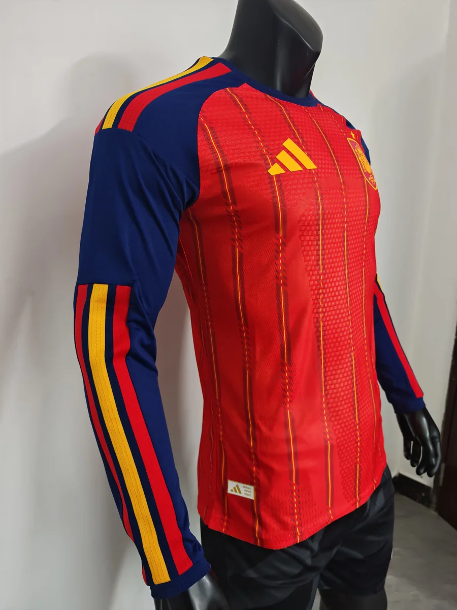 Camisa titular - Espanha 2026/27 (manga longa) - S a 3XL