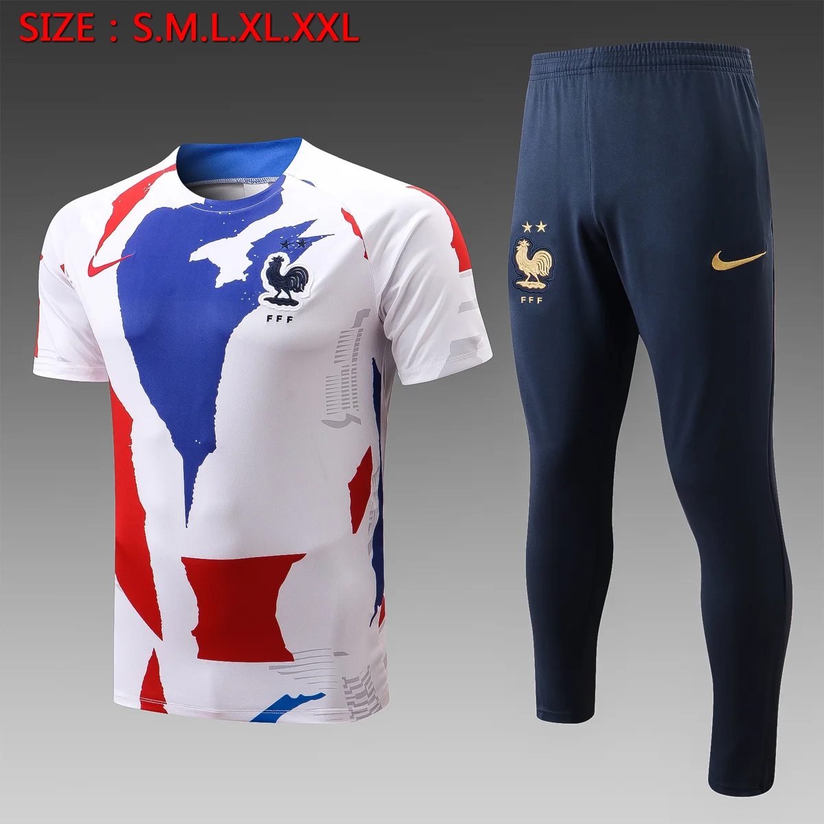 Camisa conjunto - França (manga curta)