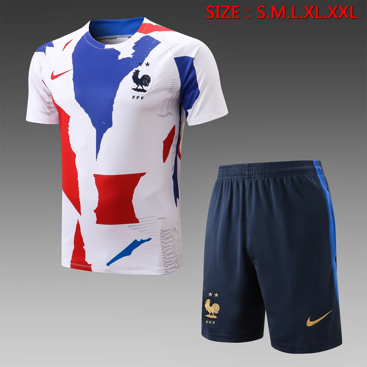 Camisa conjunto - França (manga curta)