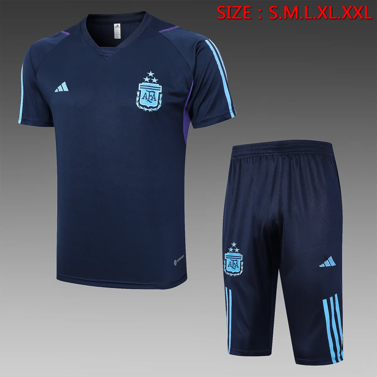 Camisa conjunto - Argentina (manga curta)