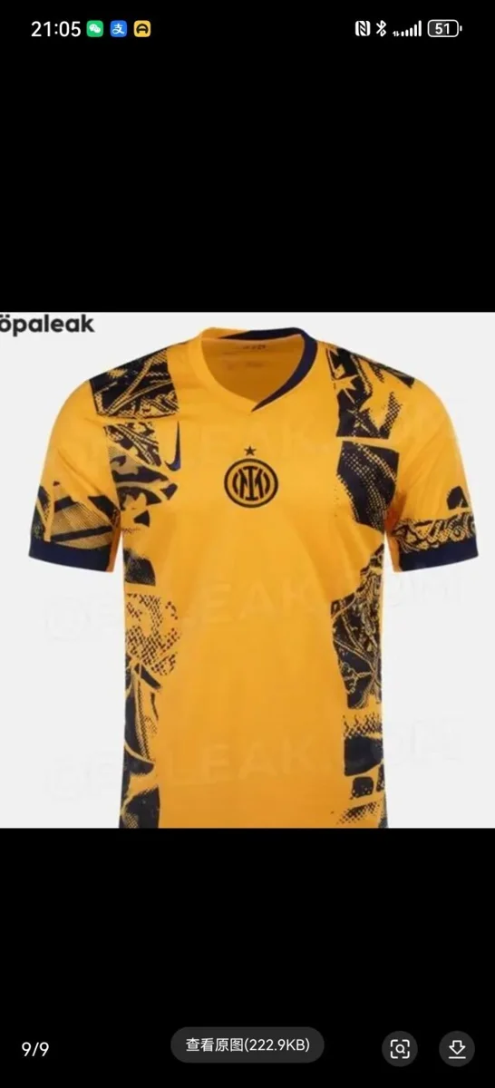 Camisa reserva - Inter de Milão 2024/25 - S a XXL