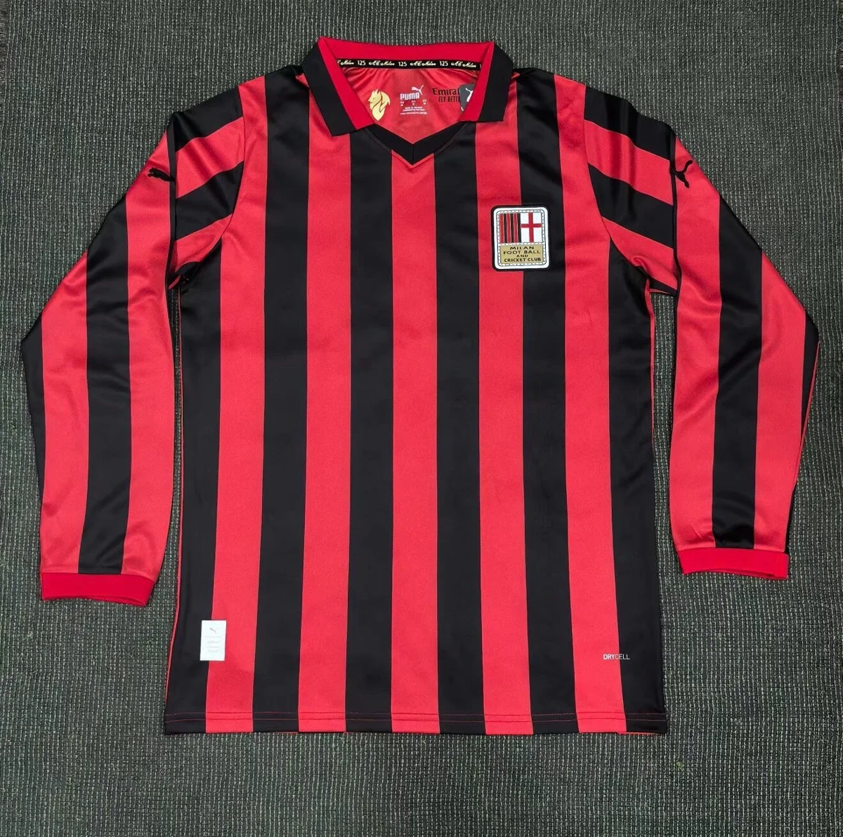 Camisa - AC Milan (manga longa) - S a XXL