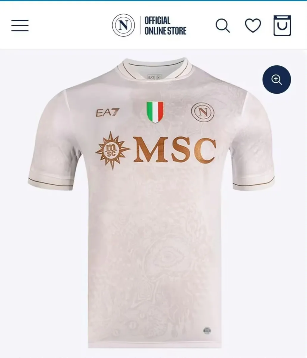 Camisa reserva - Napoli 2025/26 - S a 4XL